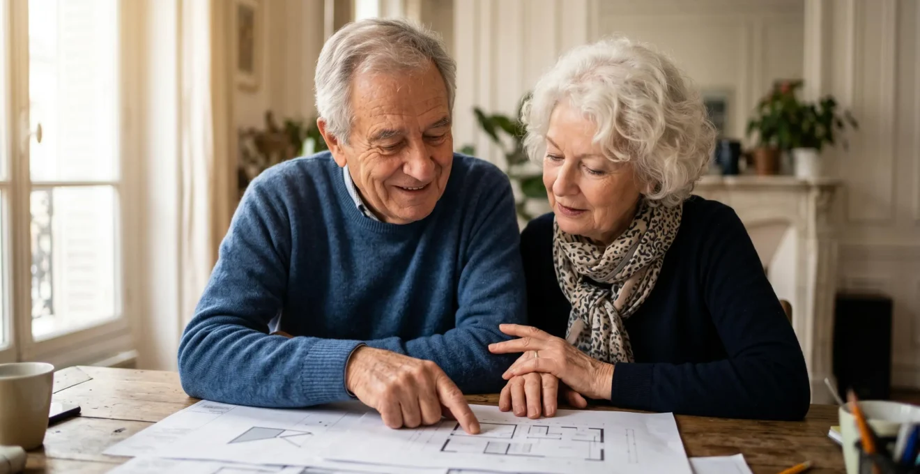 Aménagement sécurisé du domicile pour senior en France avec équipements de maintien à domicile